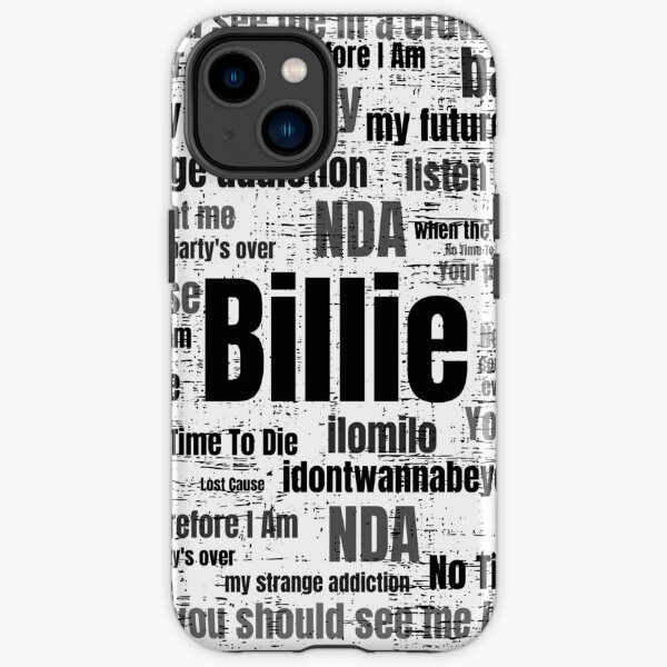 Billie eilish-Ihre Songtitel iPhone Robuste Hülle