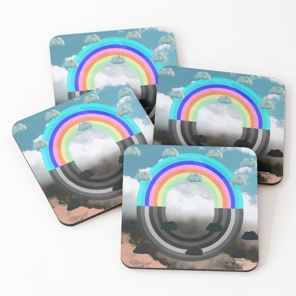 Item preview, black white and colorfull raibow antagonies sky graphic designed and sold by asth77.