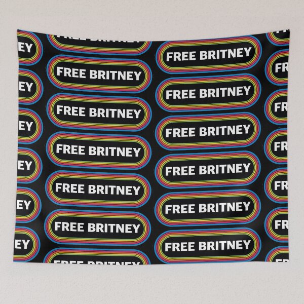 Item preview, Free Britney Riley Retro Name Badge designed and sold by Popular-Gifts.