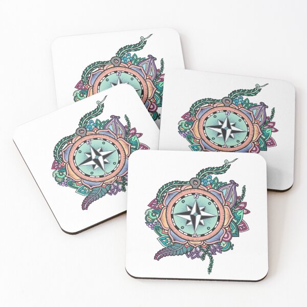 Item preview, Floral Compass designed and sold by dedesuperman.