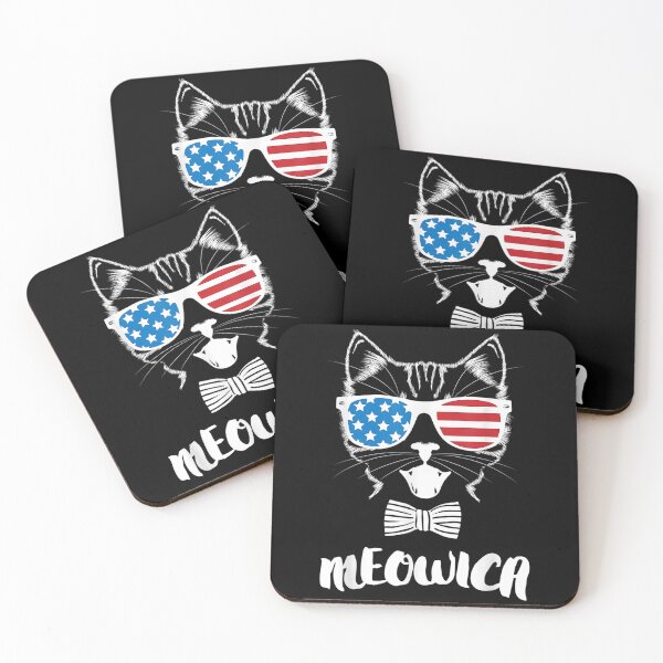 Item preview, USA Meowica Cool Cat designed and sold by K-icon.
