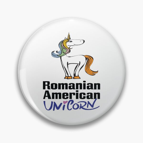 Item preview, Romanian American Unicorn Cartoon designed and sold by FiveNiches.