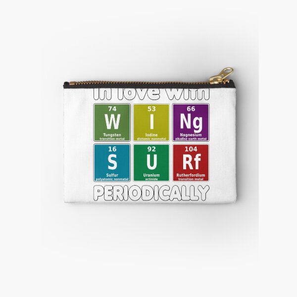 Item preview, In love with wingsurf periodically - Periodic Table - Periodic Table - W I Ng S U Rf designed and sold by Tee-tude.