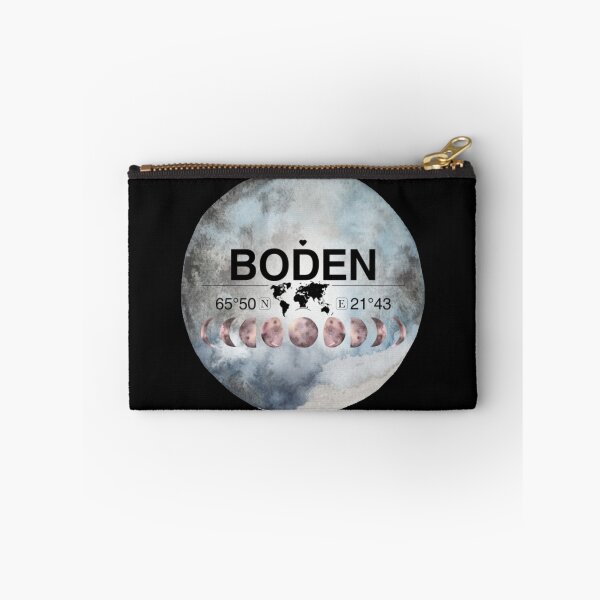 Item preview, Boden Norrbotten T-ShirtBoden, Norrbotten, Sweden, Watercolor Design with Latitude & Longitude Map Coordinates designed and sold by Citywordshop.