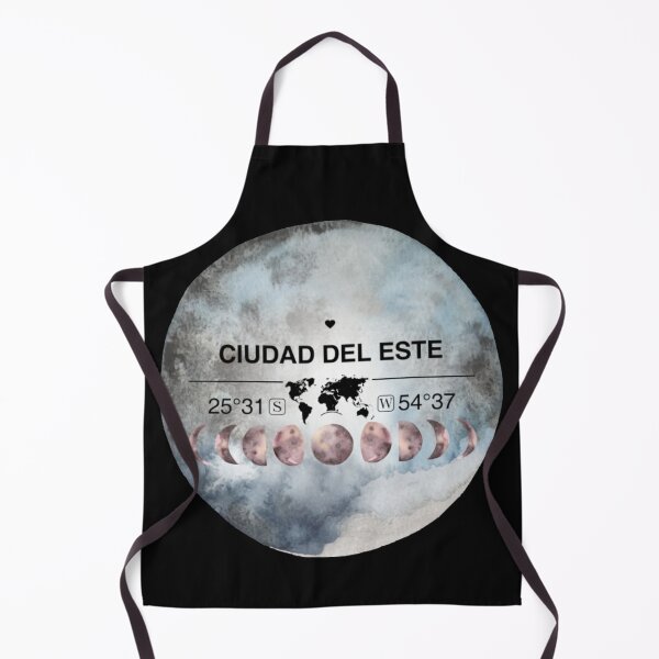 Item preview, Ciudad Del Este Paraguay T-ShirtCiudad del Este, Paraguay, Watercolor Design with Latitude & Longitude Map Coordinates  designed and sold by Citywordshop.