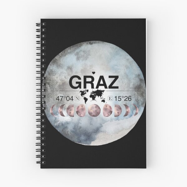 Item preview, Graz Styria T-ShirtGraz, Styria, Austria, Watercolor Design with Latitude & Longitude Map Coordinates  designed and sold by Citywordshop.