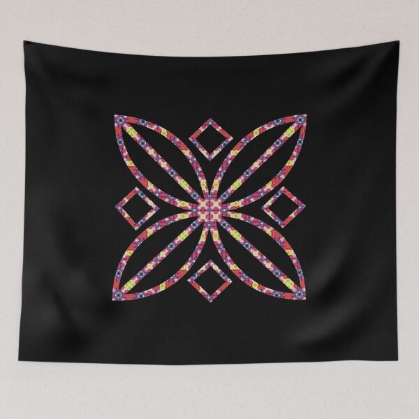 Item preview, Colorful Floral Patterned Ornament designed and sold by 9N20.
