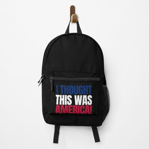 Item preview, I Thought this was America - Flag White designed and sold by Beyond Words.