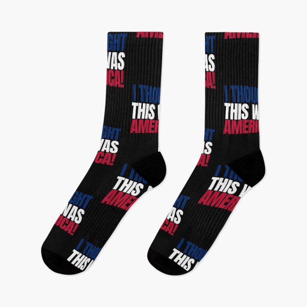 Item preview, I Thought this was America - Flag White designed and sold by Beyond Words.