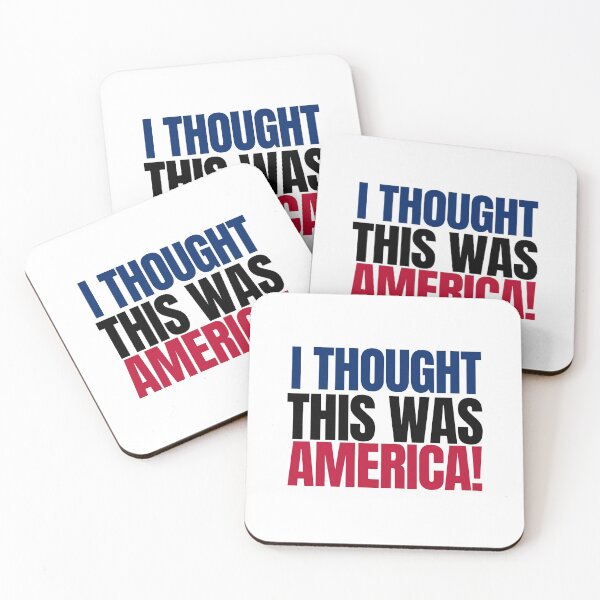 Item preview, I Thought this was America - flag designed and sold by Beyond Words.