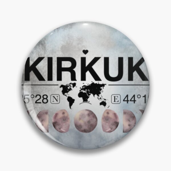 Item preview, Kirkuk Iraq T-ShirtKirkuk, Iraq, Watercolor Design with Latitude & Longitude Map Coordinates designed and sold by Citywordshop.
