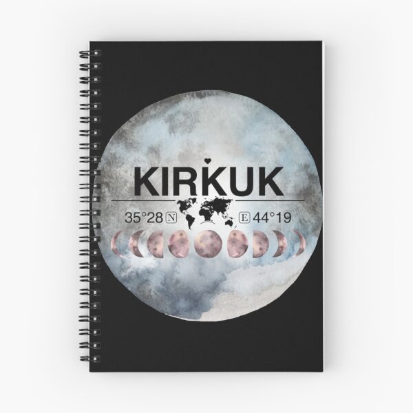 Item preview, Kirkuk Iraq T-ShirtKirkuk, Iraq, Watercolor Design with Latitude & Longitude Map Coordinates  designed and sold by Citywordshop.