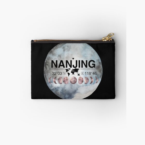 Item preview, Nanjing Peoples Republic Of China T-ShirtNanjing, People's Republic of China, Jiangsu, Watercolor Design with Latitude & Longitude Map Coordinates  designed and sold by Citywordshop.