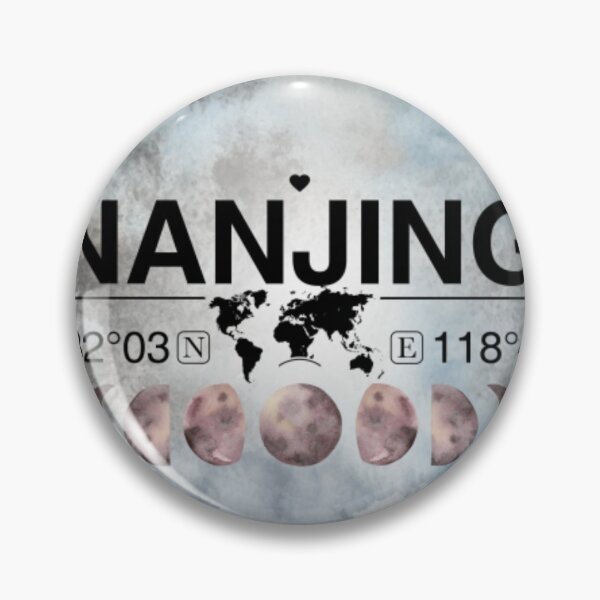 Item preview, Nanjing Peoples Republic Of China T-ShirtNanjing, People's Republic of China, Jiangsu, Watercolor Design with Latitude & Longitude Map Coordinates  designed and sold by Citywordshop.