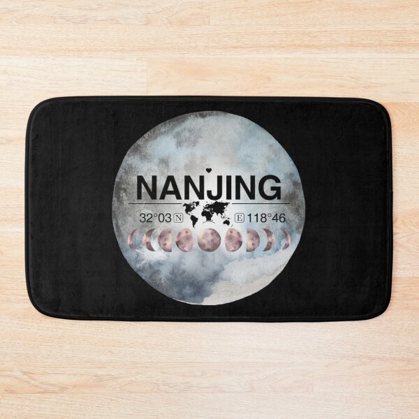 Item preview, Nanjing Peoples Republic Of China T-ShirtNanjing, People's Republic of China, Jiangsu, Watercolor Design with Latitude & Longitude Map Coordinates  designed and sold by Citywordshop.