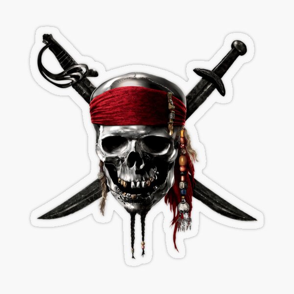 “Pirates of the Caribbean” Sticker by thrxxd | Redbubble