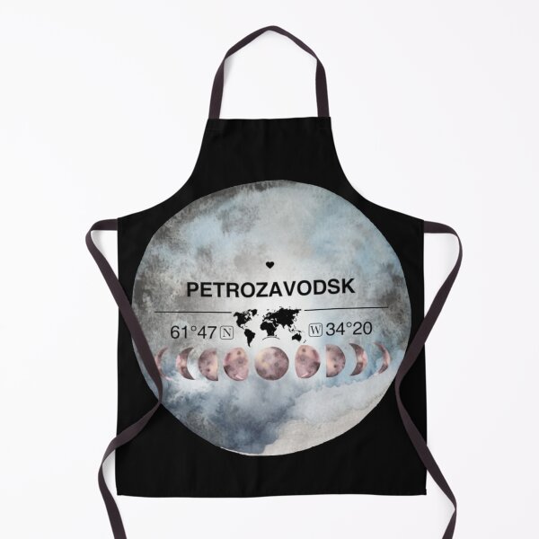 Item preview, Petrozavodsk Karelia T-ShirtPetrozavodsk, Russia, Karelia, Watercolor Design with Latitude & Longitude Map Coordinates  designed and sold by Citywordshop.