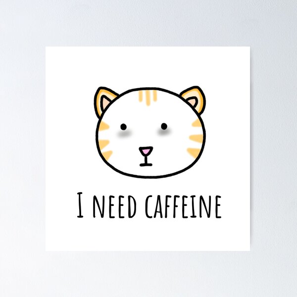 Item preview, Gato cafeína designed and sold by Young-B.