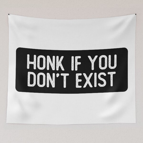 Item preview, Honk If You Don't Exist Cool Biker designed and sold by Sour Soul.