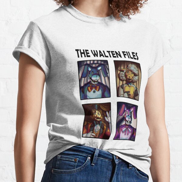 T-shirt The Walten Files 4 masculina, roupa hippie, top gráfico bonito,  verão, grande e alto - AliExpress