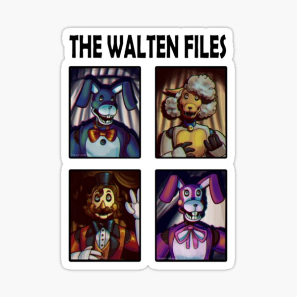 the walten files four Sticker for Sale by RBTP10