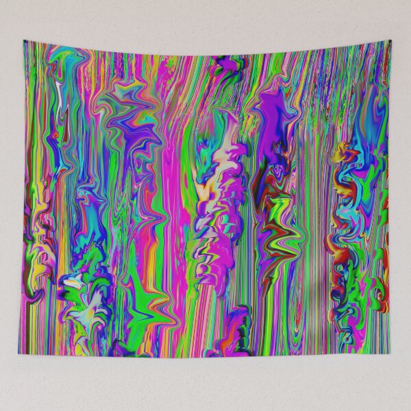 Item preview, Psychedelic, curly forest, seamless pattern designed and sold by Maria Mihailova.