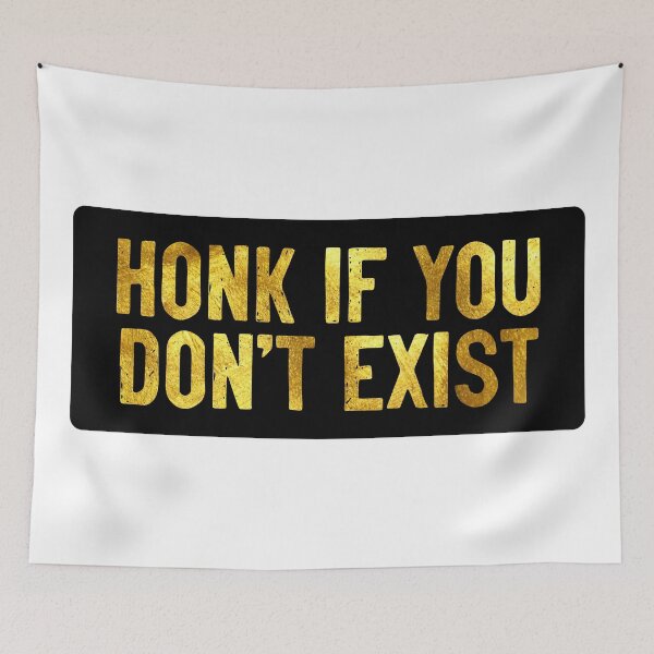 Item preview, Honk If You Don't Exist Cool Helmet designed and sold by Sour Soul.