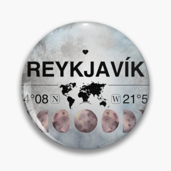 Item preview, Reykjavk Capital Region T-ShirtReykjavík,capital Region, Iceland, Watercolor Design with Latitude & Longitude Map Coordinates  designed and sold by Citywordshop.
