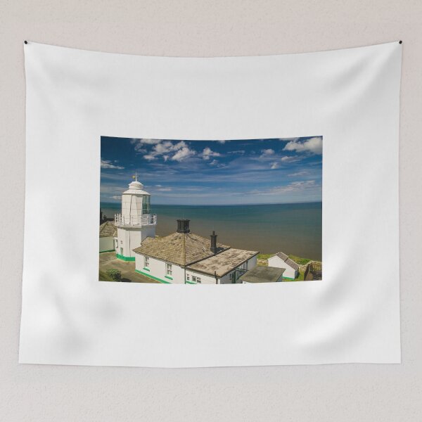 Item preview, Clifftop view from Cleveland Way near Whitby Lighthouse designed and sold by MichaelBShannon.