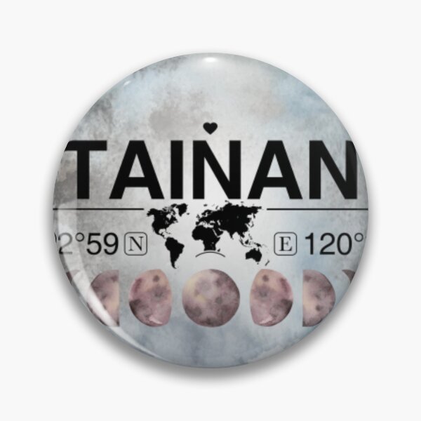 Item preview, Tainan Republic Of China Taiwan T-ShirtTainan, Republic of China, Taiwan, Watercolor Design with Latitude & Longitude Map Coordinates  designed and sold by Citywordshop.