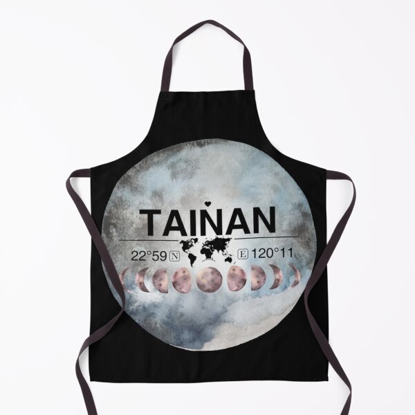 Item preview, Tainan Republic Of China Taiwan T-ShirtTainan, Republic of China, Taiwan, Watercolor Design with Latitude & Longitude Map Coordinates designed and sold by Citywordshop.