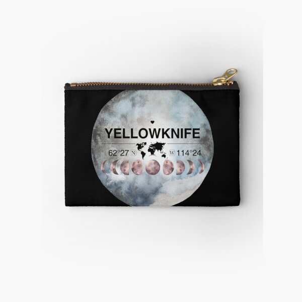 Item preview, Yellowknife Northwest Terrertories T-ShirtYellowknife, Northwest Territories, Canada, Watercolor Design with Latitude & Longitude Map Coordinates  designed and sold by Citywordshop.