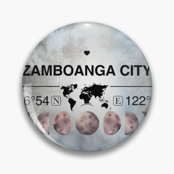 Item preview, Zamboanga City Philippines T-ShirtZamboanga City, Philippines, Zamboanga del Sur, Watercolor Design with Latitude & Longitude Map Coordinates  designed and sold by Citywordshop.