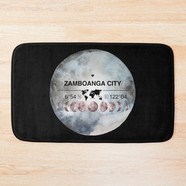 Item preview, Zamboanga City Philippines T-ShirtZamboanga City, Philippines, Zamboanga del Sur, Watercolor Design with Latitude & Longitude Map Coordinates  designed and sold by Citywordshop.
