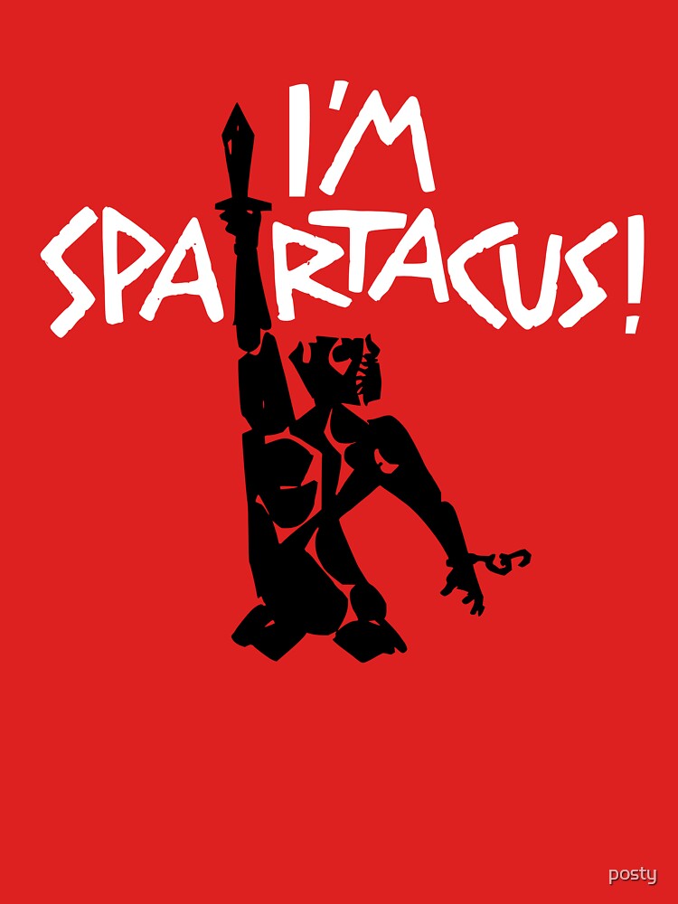 Thumbnail 7 of 7, Essential T-Shirt, I'm Spartacus! designed and sold by posty.