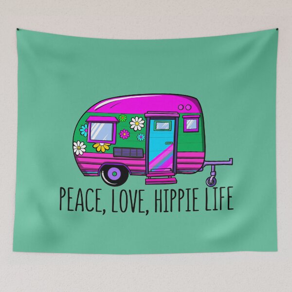Item preview, Peace Love Hippie Life designed and sold by Windmill Wildflowers.