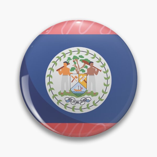 Item preview, Belize Flag Country Isolated Icon designed and sold by MIDDLX.