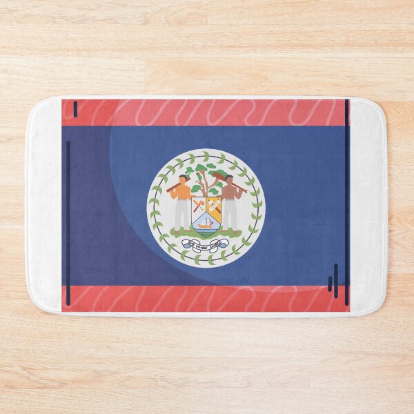 Item preview, Belize Flag Country Isolated Icon designed and sold by MIDDLX.