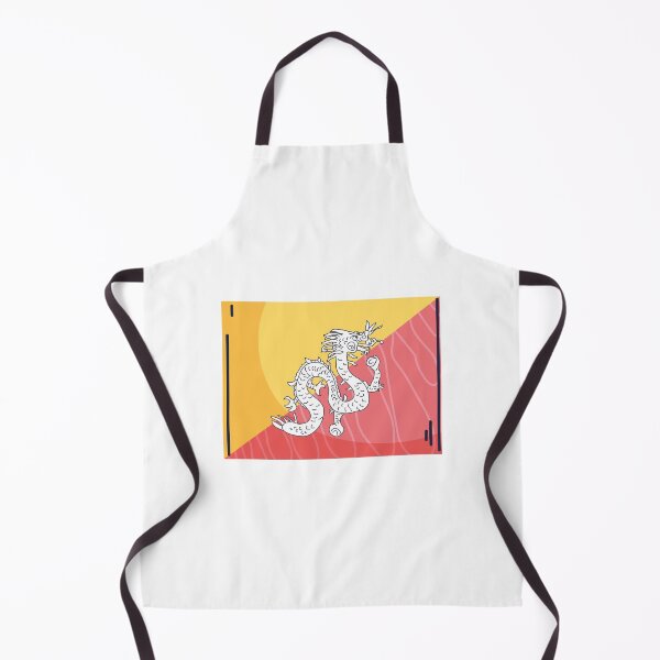 Item preview, Bhutan Flag Country Isolated Icon designed and sold by MIDDLX.