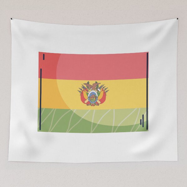 Item preview, Bolivia Flag Country Isolated Icon designed and sold by MIDDLX.