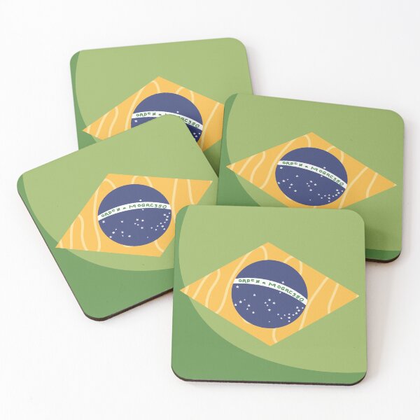 Item preview, Brazil Flag Country Isolated Icon designed and sold by MIDDLX.