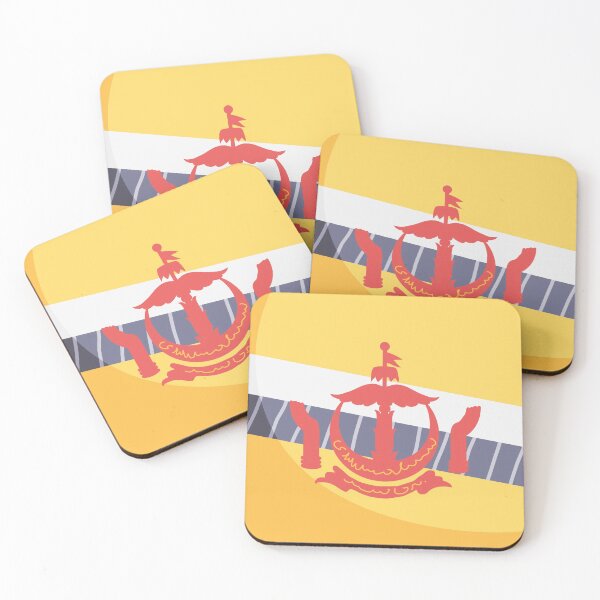 Item preview, Brunei Flag Country Isolated Icon designed and sold by MIDDLX.