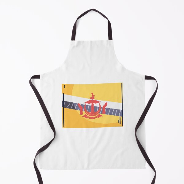 Item preview, Brunei Flag Country Isolated Icon designed and sold by MIDDLX.