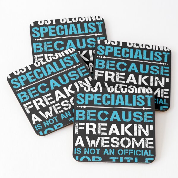 Item preview, Post Closing Specialist T Shirt - Freaking Awesome Gift Item Tee designed and sold by zubakbrita.