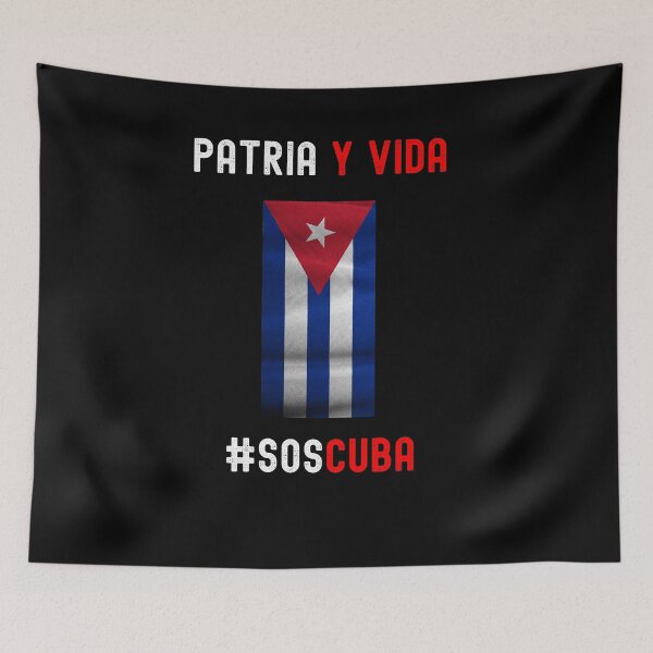 Item preview, Patria y Vida SOS Cuba Shirt Cuban Protests Tshirt Free Cuba Tee Gift designed and sold by TheNorthLight.