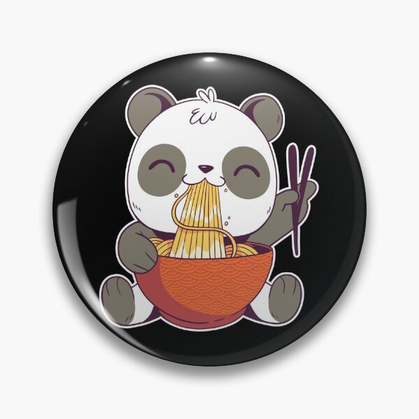 Item preview, Panda eating Ramen foodies designed and sold by TRIBExSPACE.