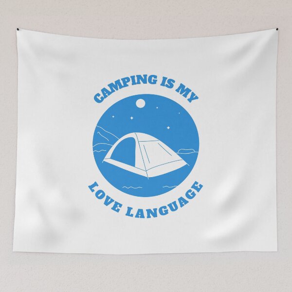 Item preview, Camping Is My Love Language designed and sold by Danielle Shafiki.