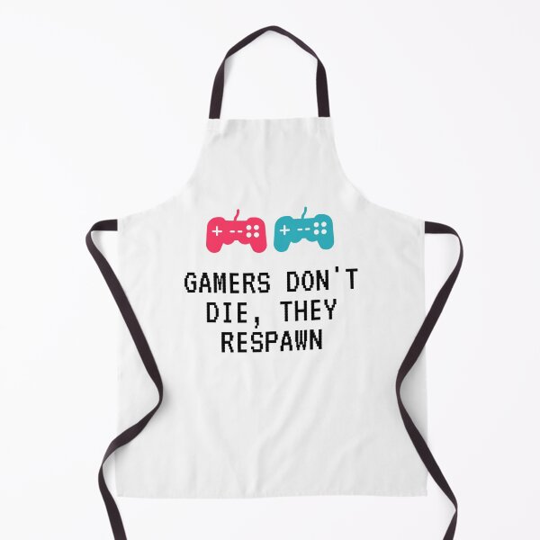 Item preview, gamers don't die, they respawn designed and sold by saladiin.