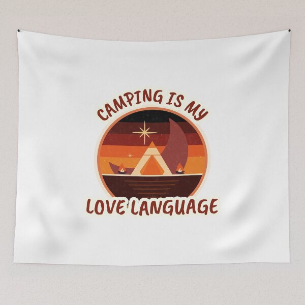 Item preview, Camping Is My Love Language designed and sold by Danielle Shafiki.