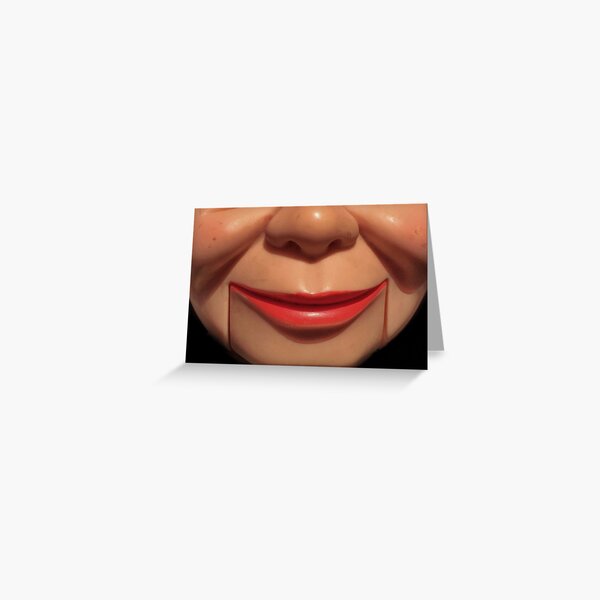 "Ventriloquist dummy mask" Greeting Card for Sale by POLEXDESIGNS